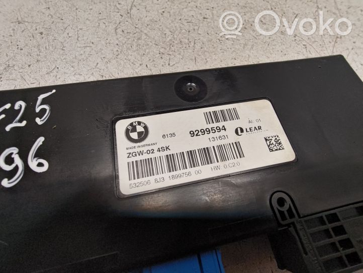 BMW X3 F25 Moduł sterowania Gateway 9299594