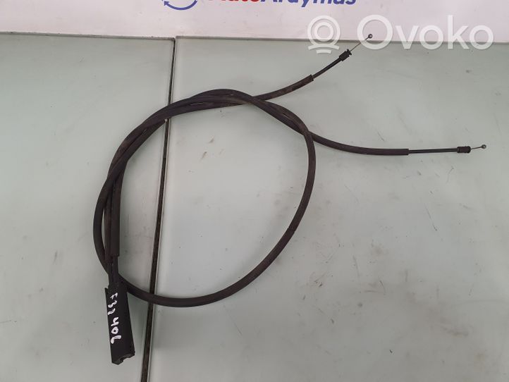 BMW 4 F32 F33 Engine bonnet/hood lock release cable 7313783