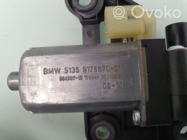 BMW 7 F01 F02 F03 F04 Moteur de rideau de porte arrière. 9178670