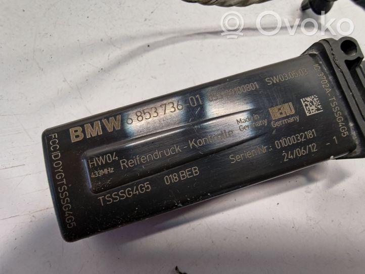 BMW 3 F30 F35 F31 Rengaspaineen valvontayksikkö 6853736