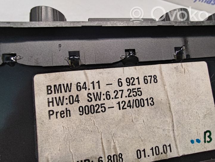 BMW 7 E65 E66 Centralina del climatizzatore 64116921678