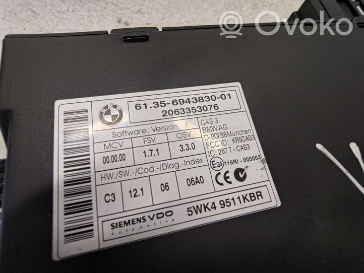 BMW 3 E90 E91 Immobilizer control unit/module 61356943830