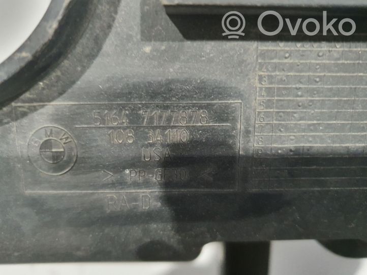 BMW X5 E70 Support de radiateur sur cadre face avant 51647177878