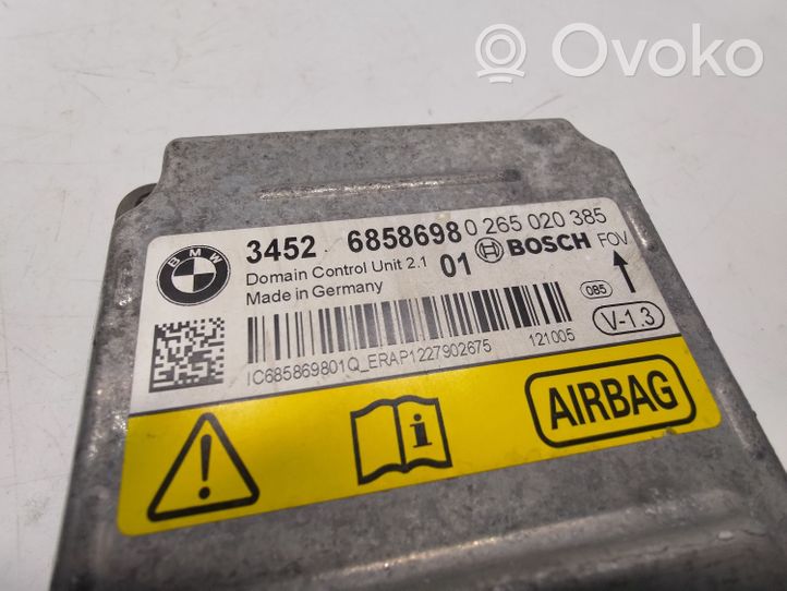 BMW 3 F30 F35 F31 Suspension control unit/module 34526858698