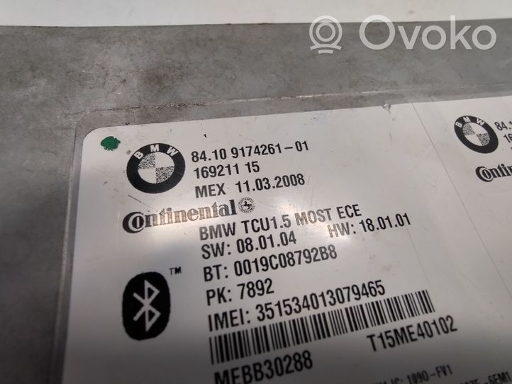 BMW 3 E90 E91 Module unité de contrôle Bluetooth 84109174261