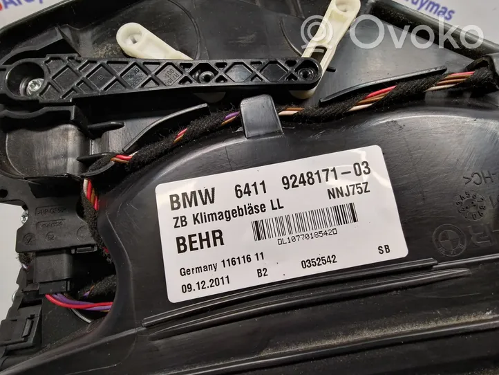 BMW 7 F01 F02 F03 F04 Lämmittimen puhallin 64119248171