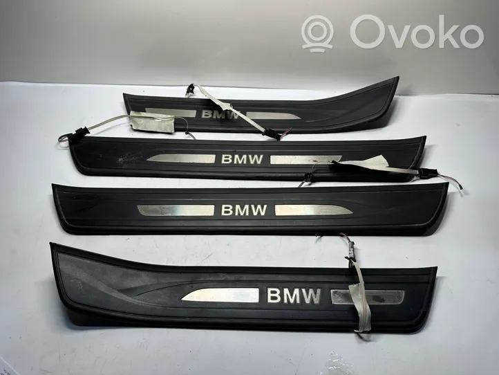 BMW 5 GT F07 Garniture de protection de seuil intérieur 51477193470