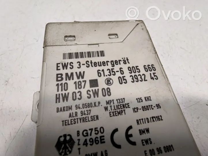 BMW 5 E39 Imobilaizerio valdymo blokas 61356905666