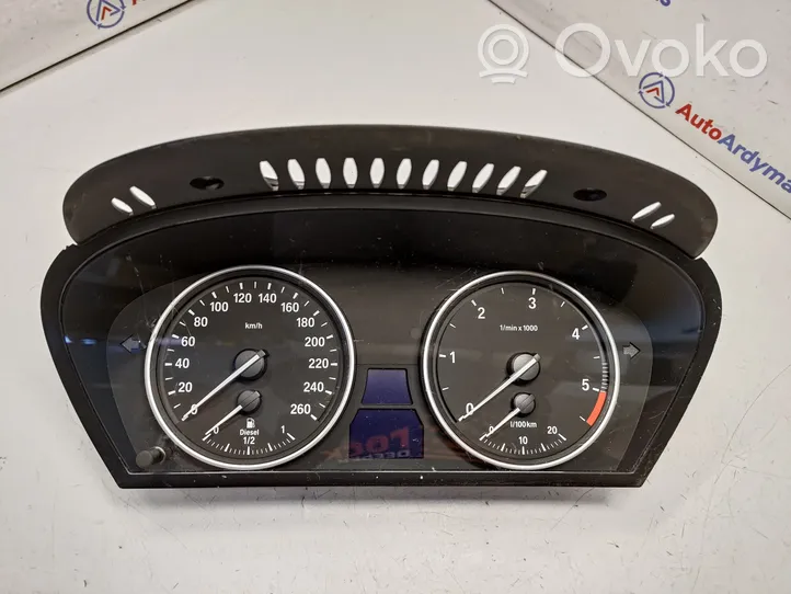 BMW X5 E70 Compteur de vitesse tableau de bord 62109153843