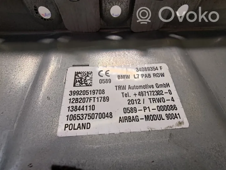 BMW 3 F30 F35 F31 Poduszka powietrzna Airbag pasażera 9205197