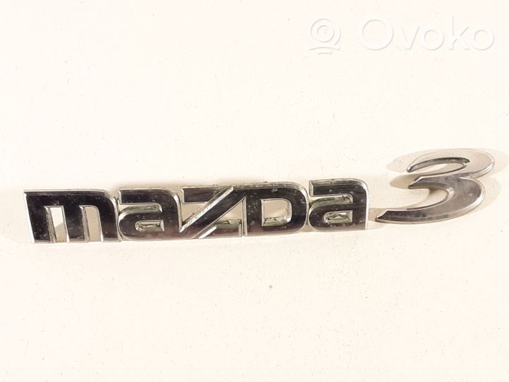 Mazda 3 I Gamintojo ženkliukas/ modelio raidės BN8V51710