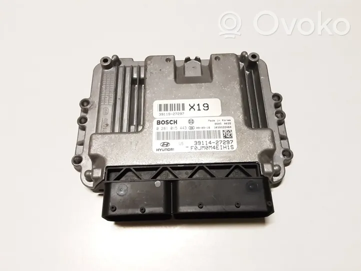 Hyundai Tucson JM Engine control unit/module 0281015443