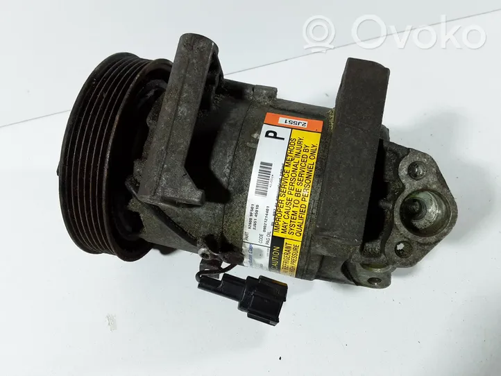 Nissan Almera Tino Ilmastointilaitteen kompressorin pumppu (A/C) 926009F501