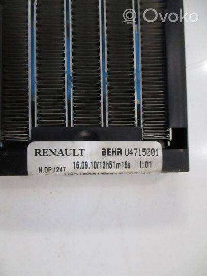 Renault Latitude (L70) Sähköinen ohjaamon lämmittimen säteilylämmitin 