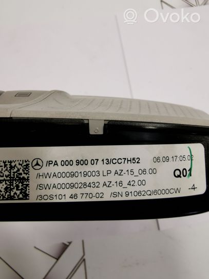 Mercedes-Benz E W238 Illuminazione sedili anteriori A0009000713