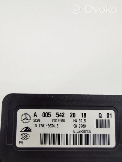 Mercedes-Benz ML W164 Capteur d'accélération A0055422018