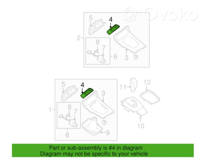 Subaru Legacy Posacenere (anteriore) 92172AG030