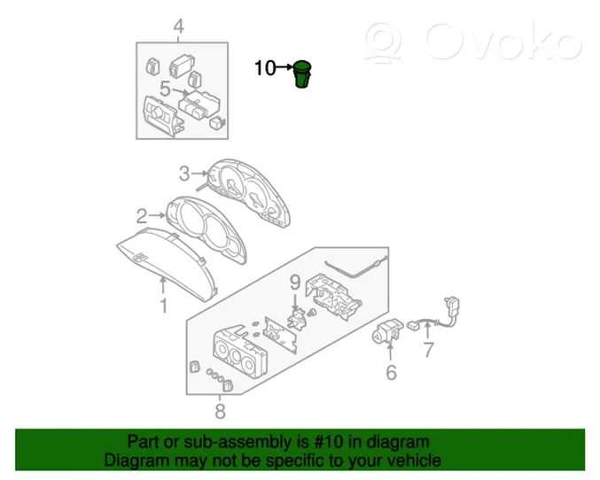 Subaru Outback Saulės šviesos daviklis 73730AG01A