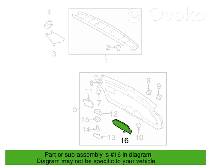 Subaru Legacy Rivestimento inferiore 94380AG02AJC