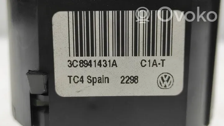 Volkswagen PASSAT B7 Interruttore luci 3C8941431A