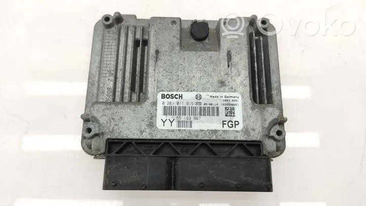 Opel Vectra C Engine control unit/module 55193967