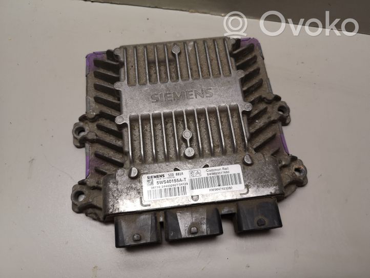 Peugeot 307 Sterownik / Moduł ECU 9653577680