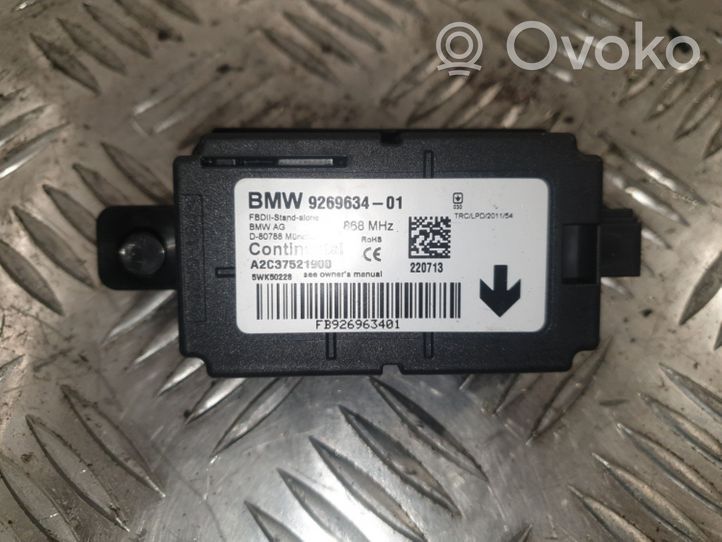 BMW 3 GT F34 Signalizacijos valdymo blokas 9269634