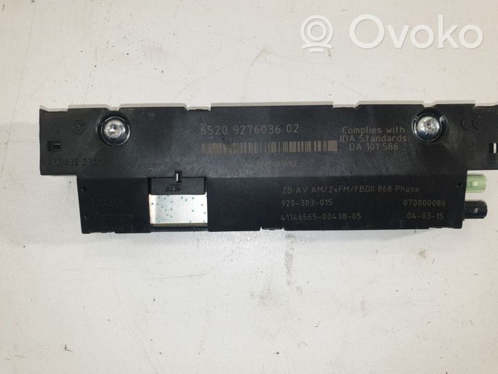 BMW 5 F10 F11 Amplificateur d'antenne 9276036