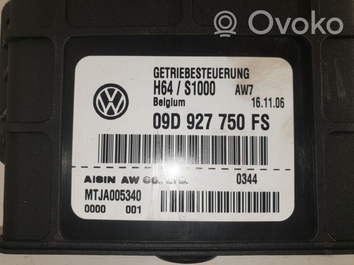 Audi Q7 4L Sterownik / Moduł skrzyni biegów 09D927750FS