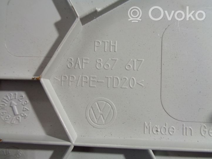 Volkswagen PASSAT B7 Osłona / Listwa podsufitki bagażnika 3AF867617