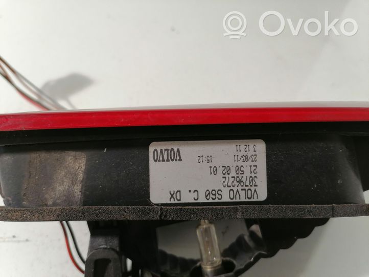 Volvo S60 Luci posteriori del portellone del bagagliaio 30796272