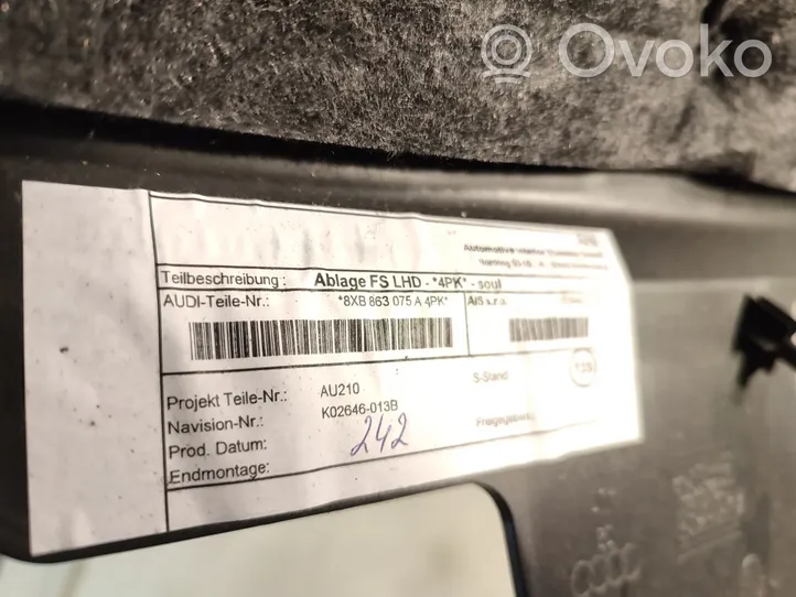 Audi A1 Dashboard lower bottom trim panel 8XB863075A