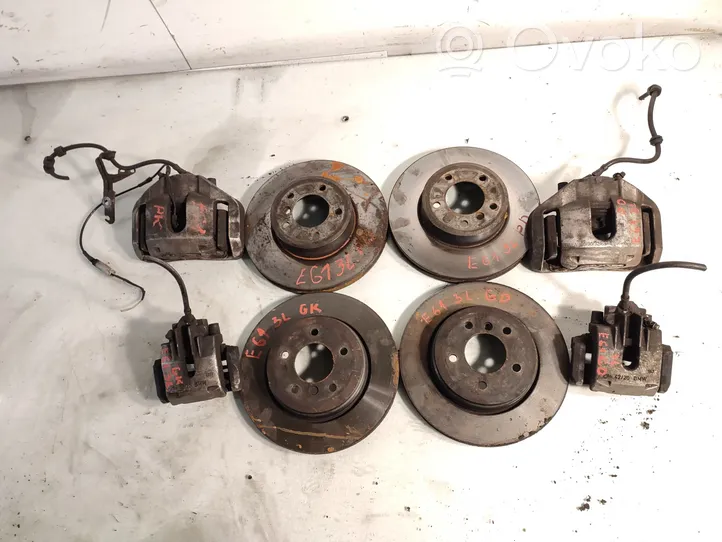 BMW 5 E60 E61 Set dischi freno e pinze 