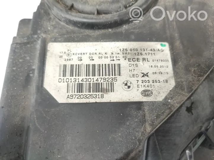 BMW 5 F10 F11 Phare frontale 7203253