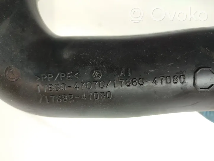 Toyota Yaris Turbo air intake inlet pipe/hose 1788047070