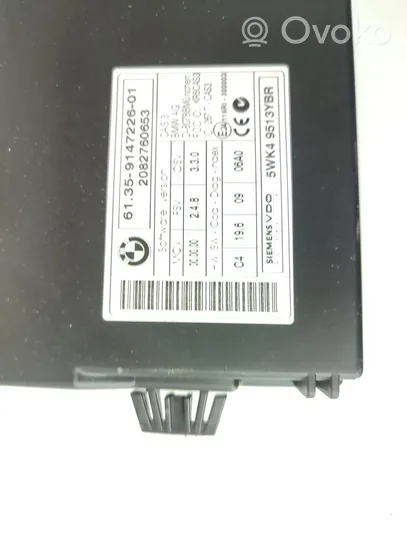 BMW 3 E90 E91 CAS control unit/module 9147226