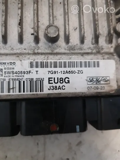 Ford Mondeo MK IV Calculateur moteur ECU 7G9112A650ZG