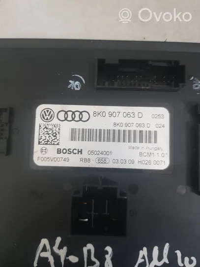 Audi A4 S4 B8 8K Modulo comfort/convenienza 8K0907063D