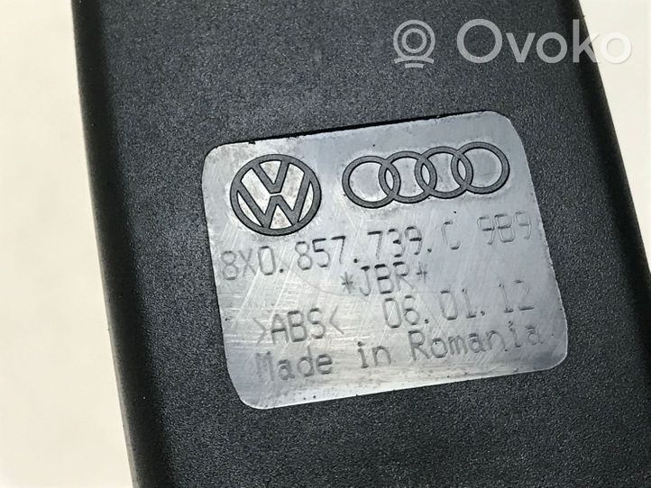 Audi A1 Takaistuimen turvavyön solki 8X0857739C