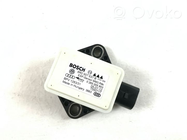 Audi A4 S4 B8 8K Sensore di imbardata accelerazione ESP 8R0907637B