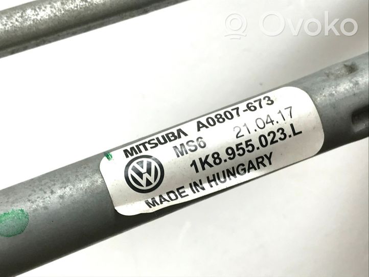 Volkswagen Scirocco Mechanizm i silniczek wycieraczek szyby przedniej / czołowej 1K8955119J