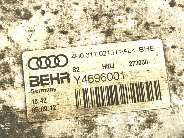 Audi A6 Allroad C7 Refroidisseur d'huile de boîte de vitesses 4H0317021H