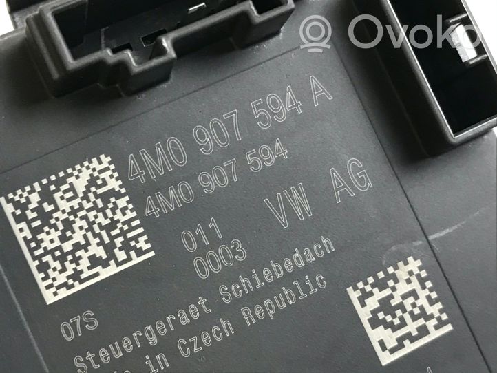 Audi A4 S4 B9 Avaimettoman käytön ohjainlaite/moduuli 4M0907594A