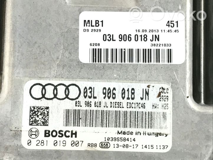 Audi Q5 SQ5 Unidad de control/módulo del motor 03L906018JN