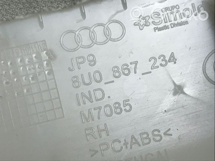 Audi Q3 8U A-pilarin verhoilu 8U0867234
