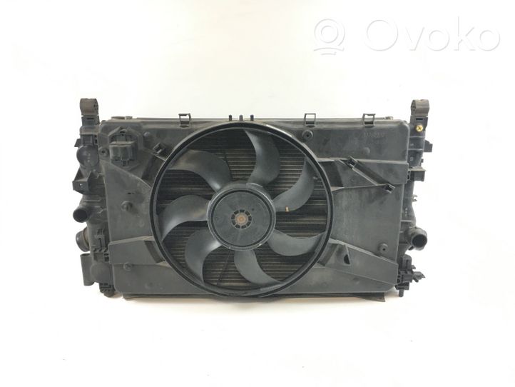 Opel Astra J Pannello di supporto del radiatore 13377763