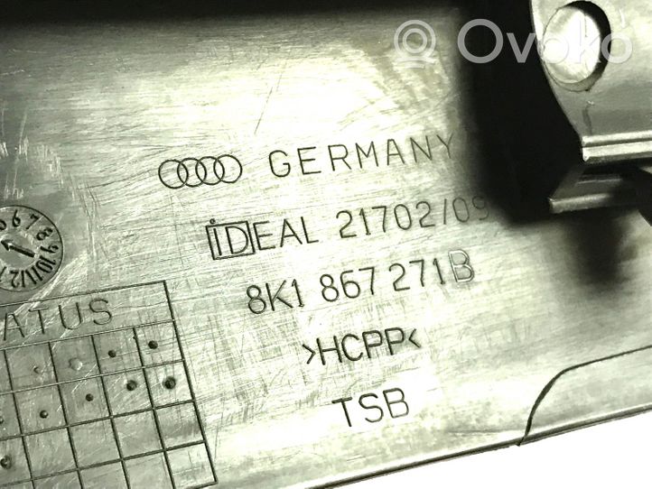 Audi A4 S4 B8 8K Etuoven kynnyksen suojalista 8K1867271B