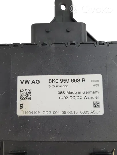 Audi Q5 SQ5 Jännitteenmuunnin/muuntimen moduuli 8K0959663B
