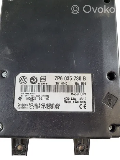 Volkswagen Touran II Bluetooth control unit module 7P6035730B