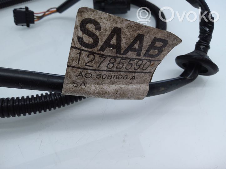 Saab 9-3 Ver1 Wiązka przewodów czujnika parkowania PDC 12785590